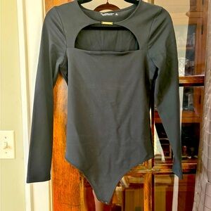Abercrombie & Fitch Black Cutout Bodysuit